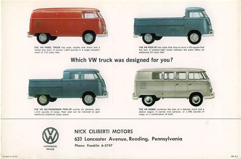 Vw Archives 1960 The Idea Behind Volkswagen Brochure