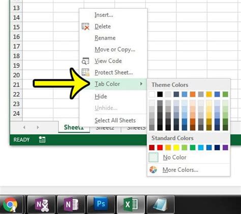 How To Change The Sheet Tab Color In Excel Live Tech
