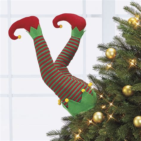 Elf Upside Down Felt Christmas Decorations Christmas Tree
