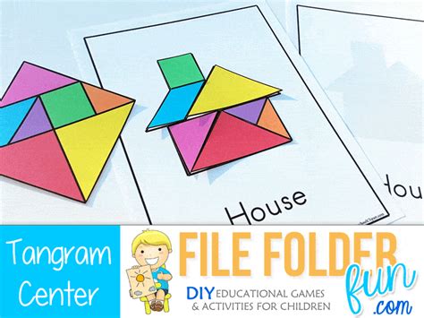 Use the tangram pattern in pdf to complete the following questions. Mini Office Printables