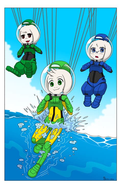 Commission Aquatic Skydiving By Zhmiexd On Deviantart