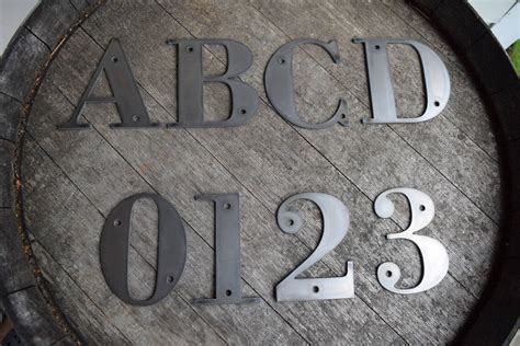 Metal Letters And Numbers Rustic Letters Metal Letters Etsy
