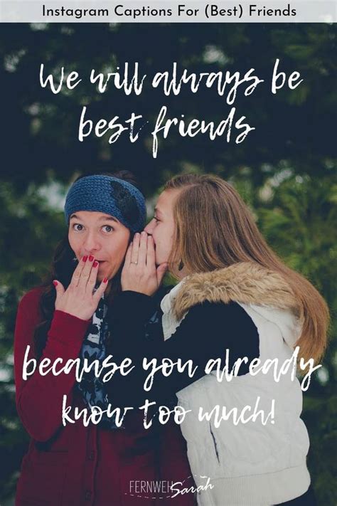 Are you looking for funny friends captions for instagram? Instagram Captions for (Best) Friends - Funny, Cute and ...