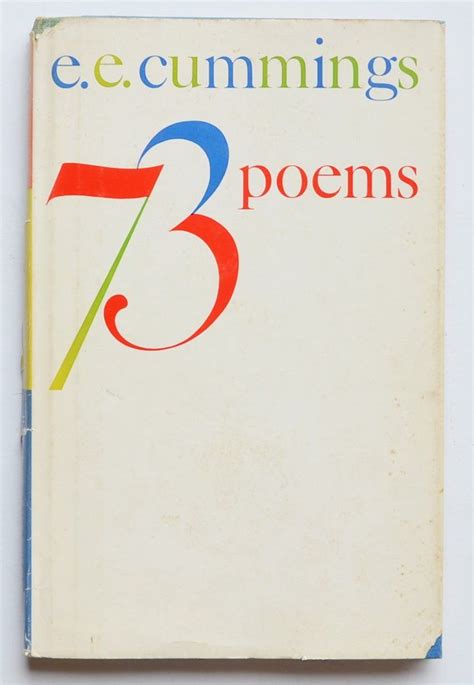 Cummings, all poems of e. E. E. Cummings - 73 Poems (1963) | Poems, Cummings, Pop art