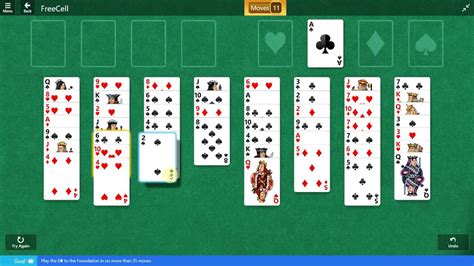 Microsoft Solitaire Collection Freecell September 12 2016 Youtube