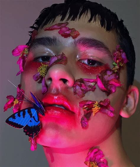 Dazed Beauty On Instagram “id Be Bare Faced Except For Gluing Fresh Flowers To My Face That