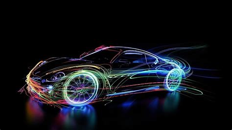 Neon Lights Effect Png Picture Neon Light Effect Sports Car Glow Car