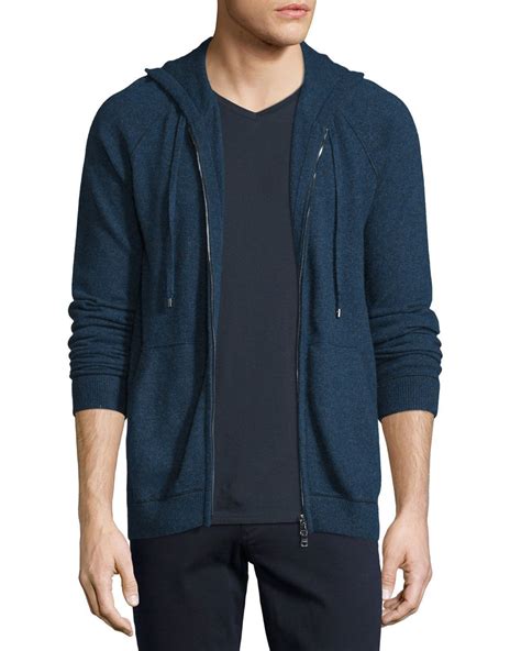 Vince Cashmere Zip Up Hoodie Mens Outdoor Clothing Hoodies Outdoor