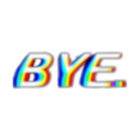 Bye Vaporwave Aesthetic Sticker By Username250798582013102