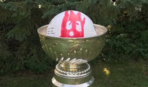 Tom Wilson Put ‘wilson The Volleyball In The Stanley Cup