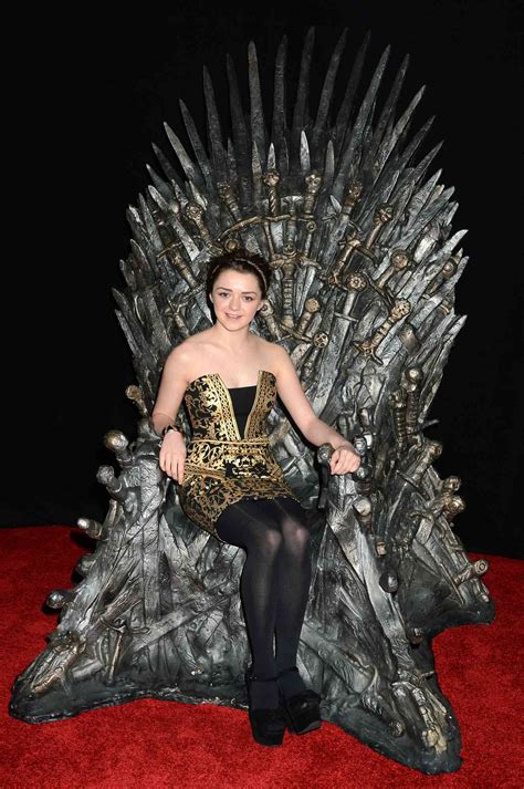 Game Of Thrones Celebrities On The Iron Throne Photos