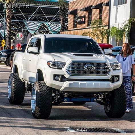The toyota tacoma midsize pickup truck, partially redesigned for 2016, is the most rugged truck in its class. 2017 Toyota Tacoma American Force Octane Pro Comp ...