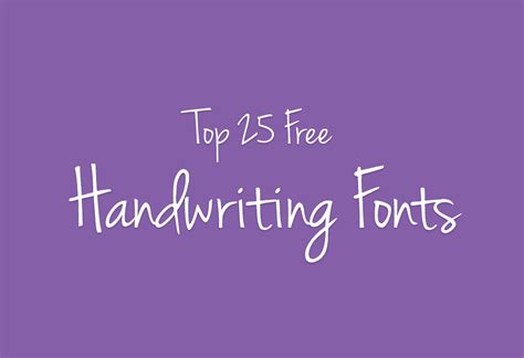 Download 58000 free fonts for windows and mac. Cool Fonts: 25 Free Handwriting Fonts for Designers