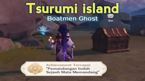 Boatman Ghost Tsurumi Island Genshin Impact Indonesia Youtube