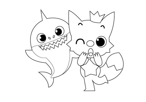 The song baby shark was popularized by a video produced by pinkfong, a brand of education the smart study of south korea, titled baby shark (hangul: Baby Shark Coloring Pages - 50 Printable coloring pages