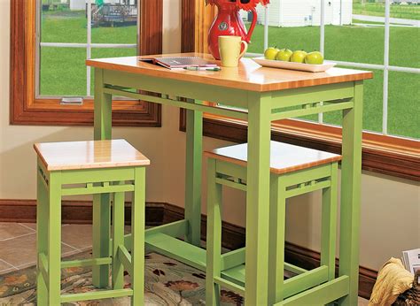 It is built from dimensional western red cedar available at most box stores. Tall Kitchen Table | Woodworking Project | Woodsmith Plans