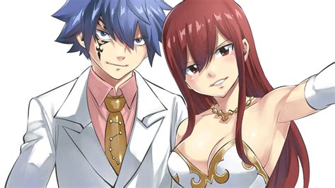 Erza Scarlet And Jellal Fernandes Fairy Tail Drawn By Mashima Hiro