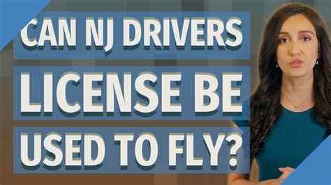 Can Nj Drivers License Be Used To Fly Youtube