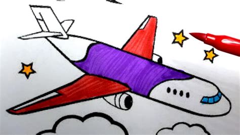 Learn how to draw aeroplane (aircraft) for children and kids two shapes of plane. plane drawing for kids | How to Draw an Airplane Easy Step ...
