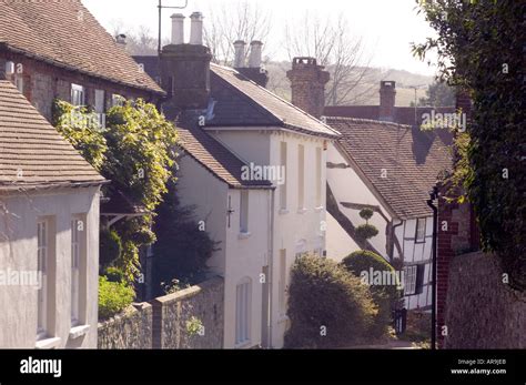 Amberley Village East Sussex Stock Photo Alamy