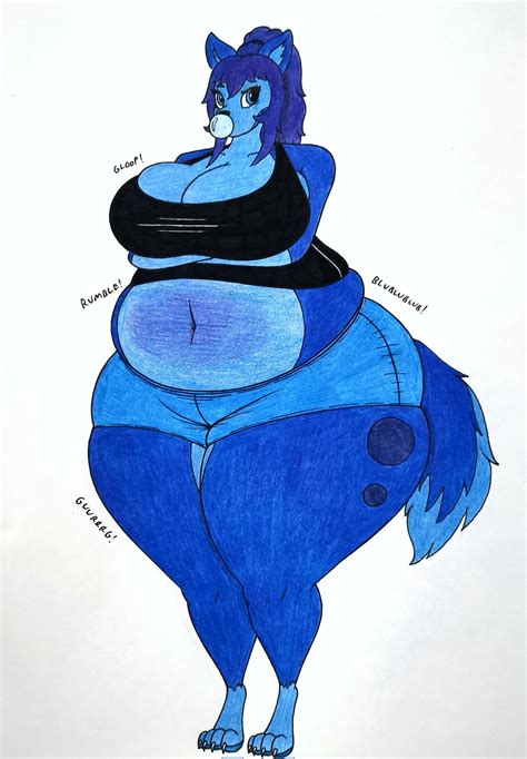 Rule 34 Anthro Big Breasts Blueberry Inflation Breasts Female Lj Caffie Tagme 6932789