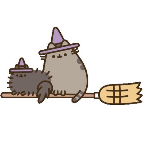 Cat Halloween Sticker By Pusheen For IOS Android GIPHY Pusheen