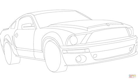 Desenho De Ford Mustang Para Colorir Desenhos Para Colorir E Imprimir