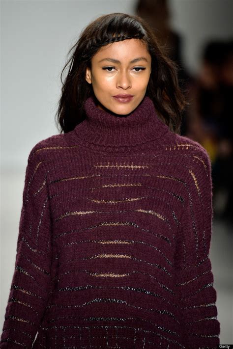 All The Brown Girl Beauty Trends From New York Fashion Week You Need To See Photos Huffpost