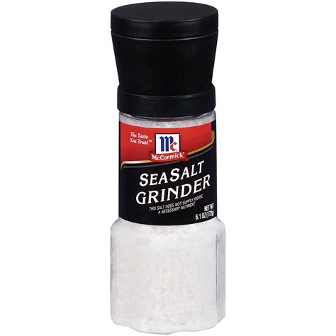 Mccormick Sea Salt Grinder Mediterranean 61 Oz