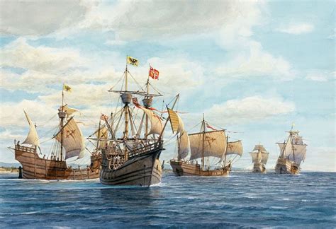 Armada De Molucca Magellan Sailing From Guadalquivir River September