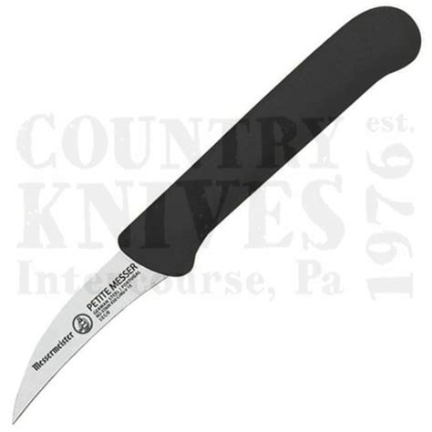 Messermeister 103b 2½ Birds Beak Paring Knife Black