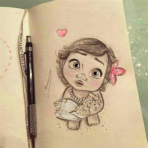 Caran d'ache easy step by step drawing on how to draw baby moana, you can pause the video at every step to follow the. The 25+ best Moana drawing ideas on Pinterest | Moana ...