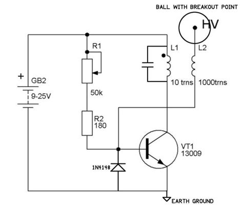 Tesla Coil Circuit Diagram Headcontrolsystem