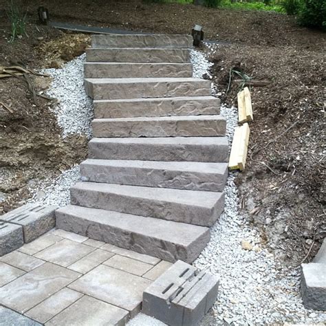 Techobloc Rocka Steps Awaiting The Finishing Touches St Flickr