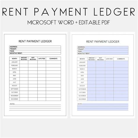 Landlord Rent Payment Tracker In Excel Rental Property Ubicaciondepersonas Cdmx Gob Mx