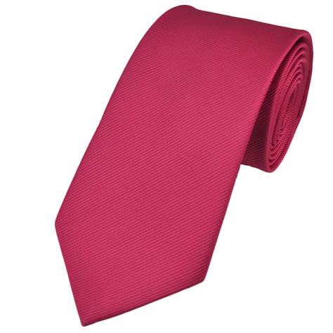 Plain Hot Pink Silk Tie From Ties Planet Uk