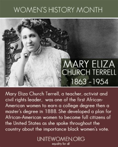 Quotes Mary Church Terrell Quotesgram