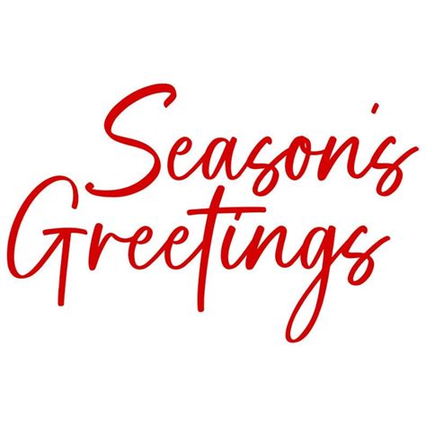 Seasons Greetings Svg Christmas Svg Handwritten Svg Digital