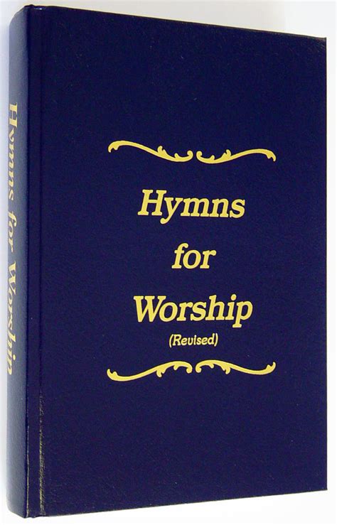 Hymns For Worship Hymnal Blue Hardback — One Stone Biblical Resources