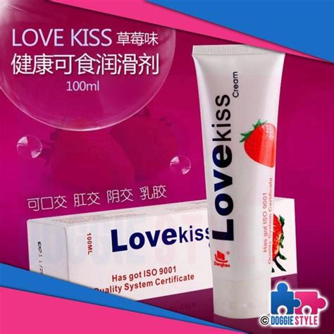 【edible lubricant】 100ml love kiss strawberry flavor pelincir suit for oral sex lazada