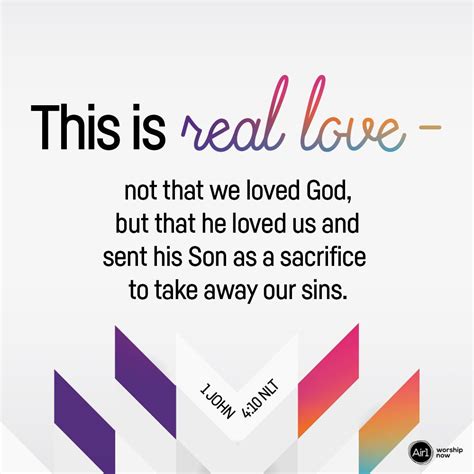 Air1s Verse Of The Day This Is Real Love Not That We Loved God But