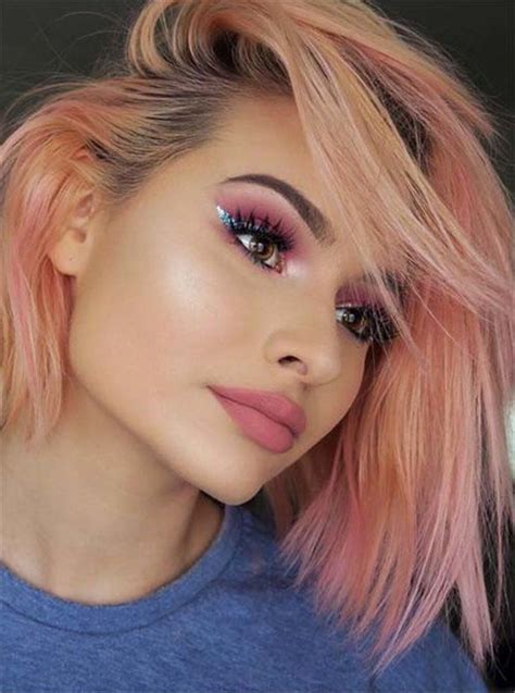 Pastel hair colours have taken a peachy turn! Peach Hair Hottest Hair Color In Spring and Summer ...