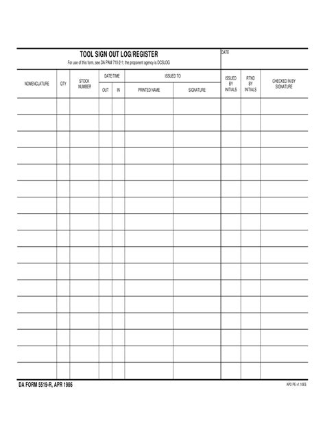 Da Form 5519 R Fill Out And Sign Online Dochub