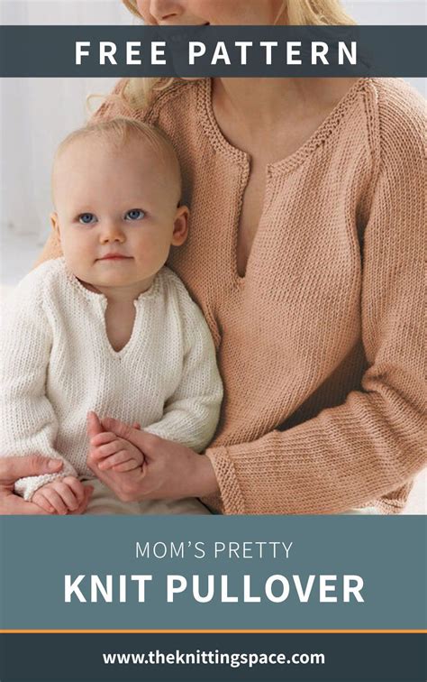 Moms Pretty Knit Pullover Free Knitting Pattern In 2022 Knitted