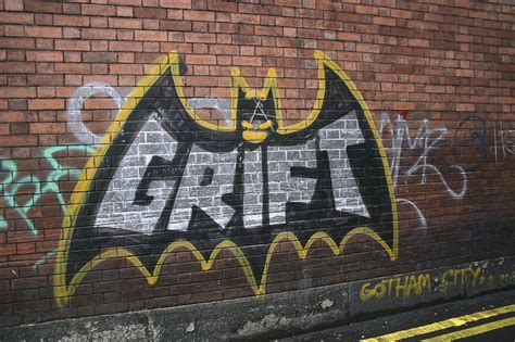 Grift Gotham City Graffiti Gotham Superhero Logos