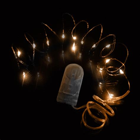20 Inch Copper Wire Fairy Lights Warm White Flashing Light
