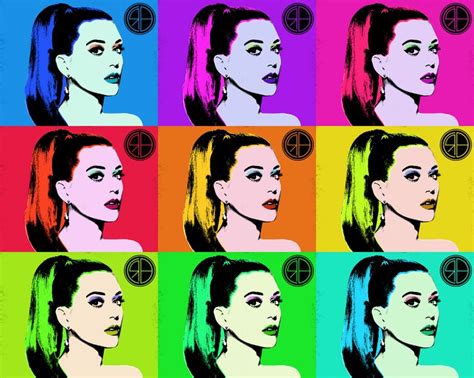 A Warhol Style Poster Of Katy Perry Katyperry Art