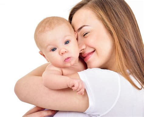 Smiling Mother Holding The Baby Stock Photo 02 Free Download