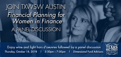 Txwsw Austin Women In Finance Texas Wall Street Women