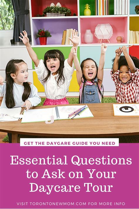 Questions To Ask When Choosing A Daycare Free Checklist For Choosing A